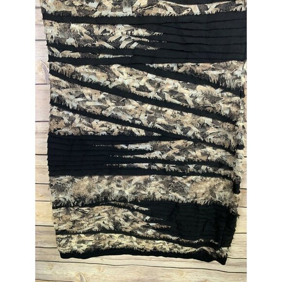 Diane Von Furstenberg Small Bodycon Dress Raw Hem - Picture 7 of 11